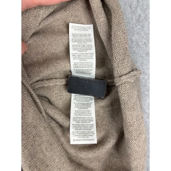 Boden Fair Isle Knit Midi Sweater Dress Wool Alpaca Nordic Melange Taupe Size 2 - Picture 6 of 14